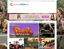 Tablet Screenshot of games-arena.ro